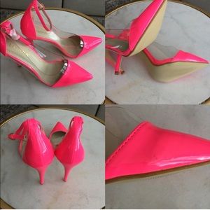 Liliana Neon Pink Heels