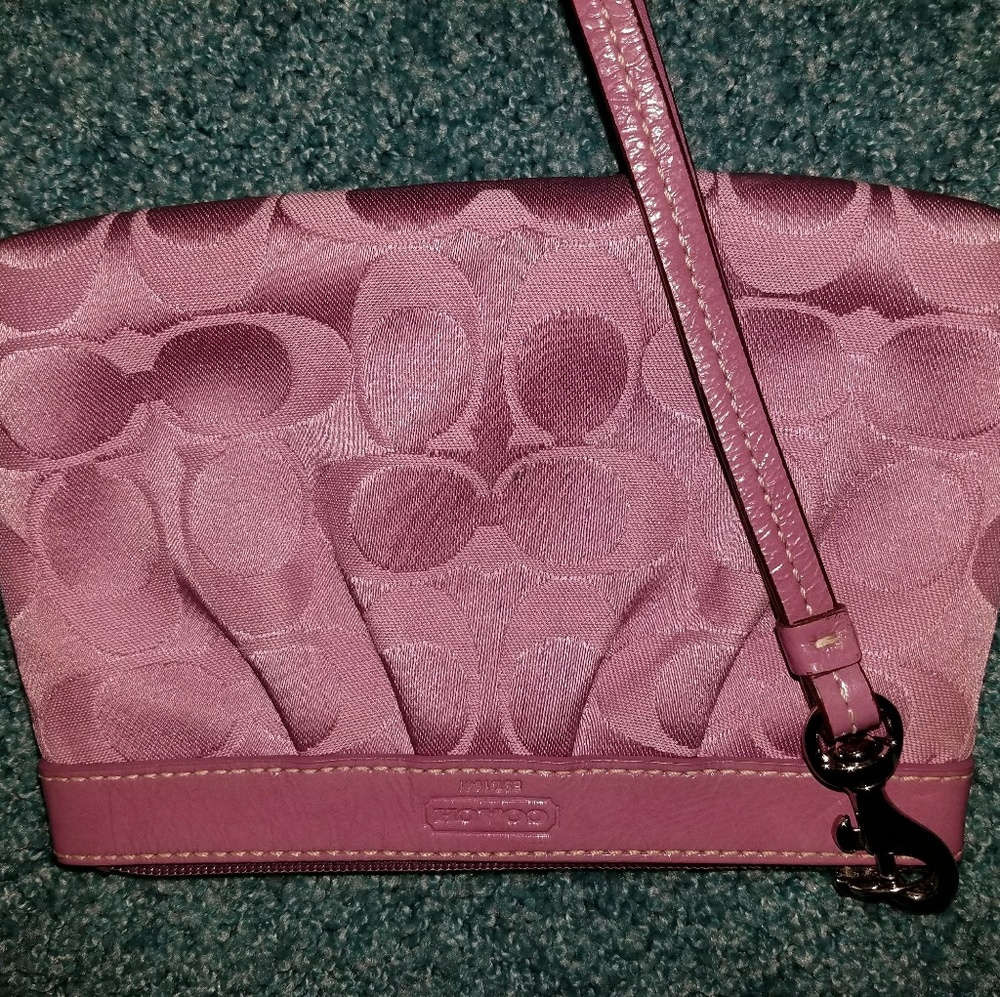 Coach small wristlet