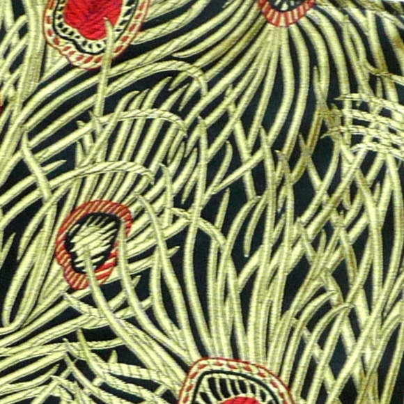 Shoulder Bag Gold Red Black India Metallic Hand Made OOAK Wedding NYE Christmas - Picture 3 of 5