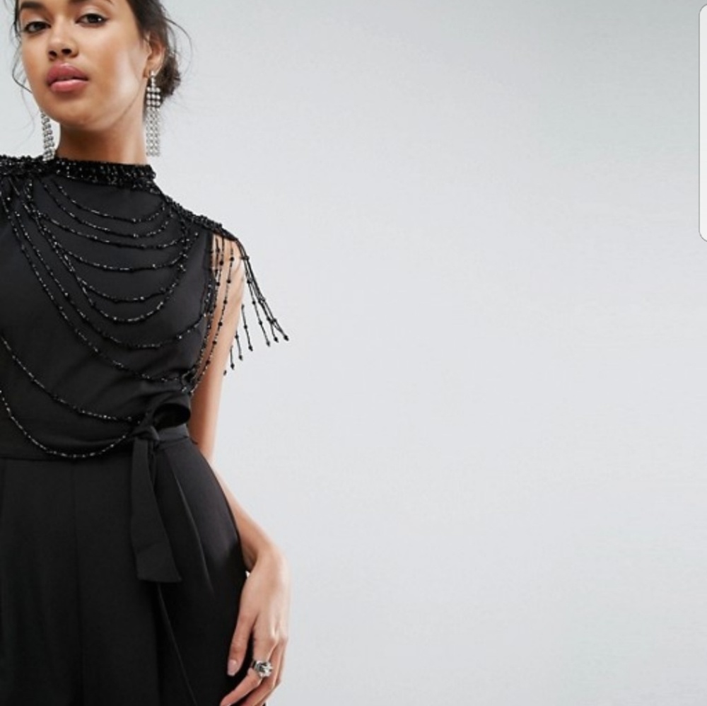 Embellished high nick Jumpsuits