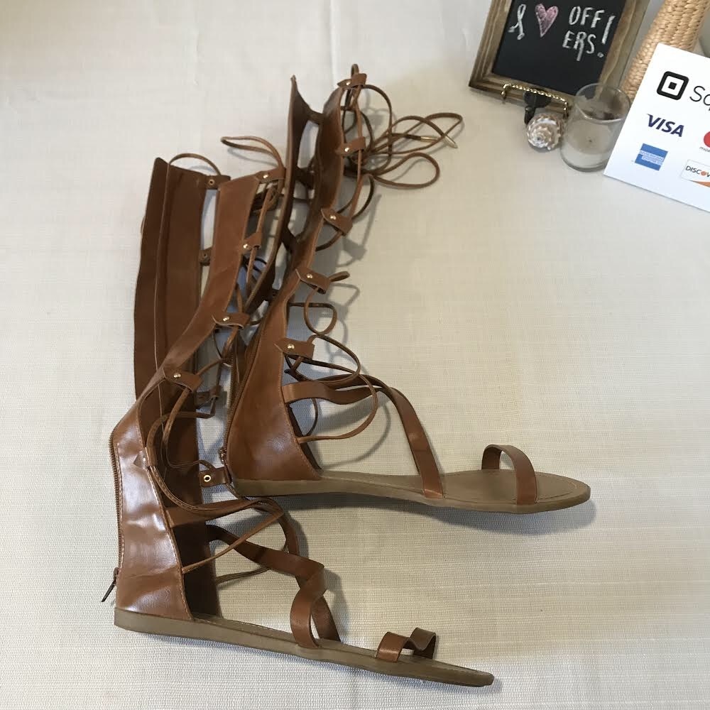 Shoedazzle Tall Gladiator Sandals