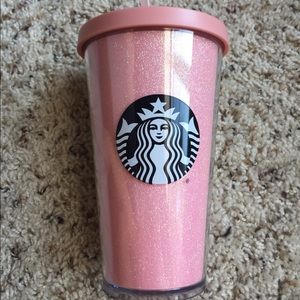NWT Starbucks Pink Sparkly cup