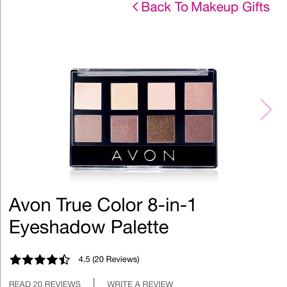 Avon eye shadow pallet