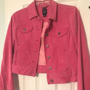 GAP Pink Corduroy Jacket