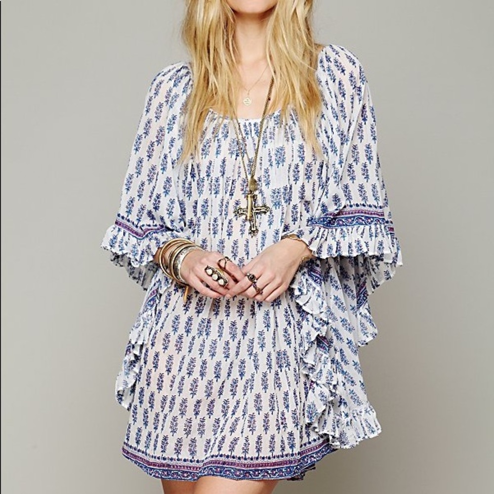 Free People Lotta Stensson Doily Butterfly Dress