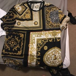 Silk Versace Print 17 T-Shirt