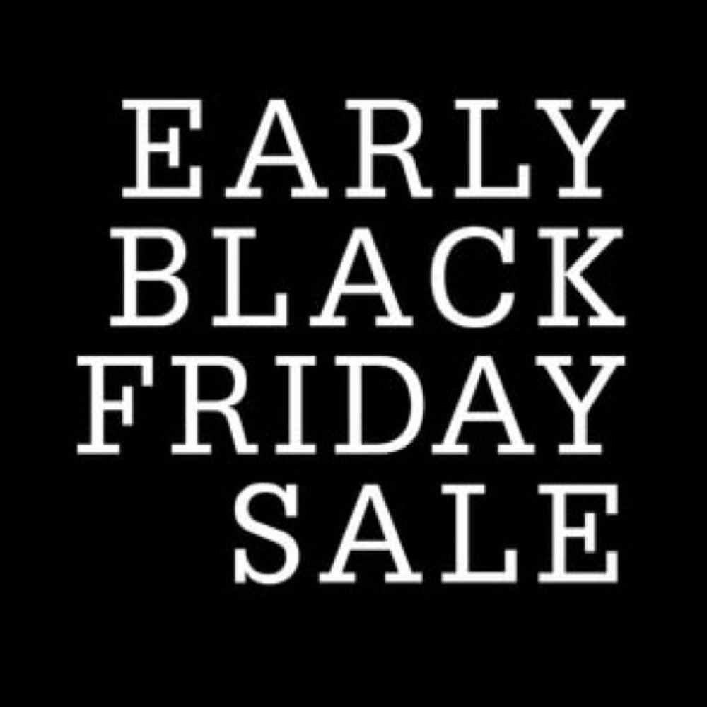 Early Black Friday Sale! Buy one get one FREE!
