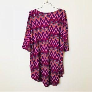 LuLaRoe Chevron Lindsay Kimono Cardigan