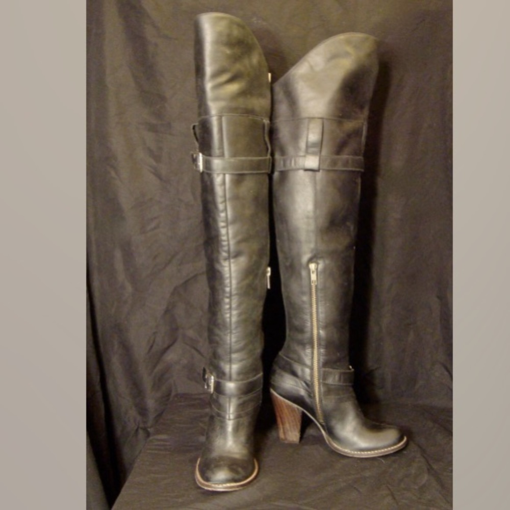 Vintage over knee sexy boots