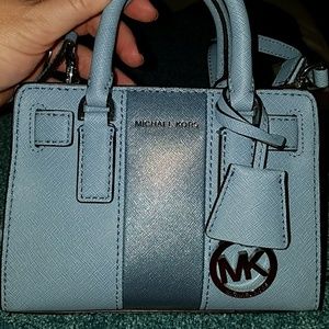Michael Kors Mini handbag. Light Blue color