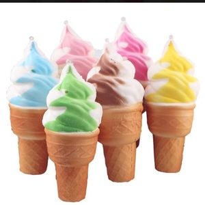 Mini Ice Cream Squishy, Slow Rising,Cream Scented