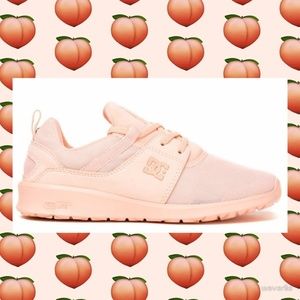 NWT! Pastel peach DC Sneakers