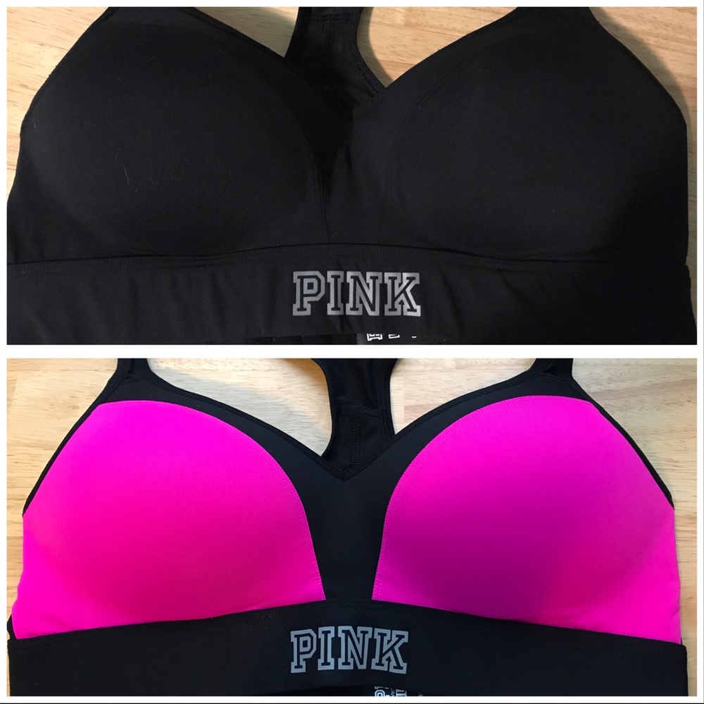 Pink Victoria’s Secret Ultimate Sports Bras (2)