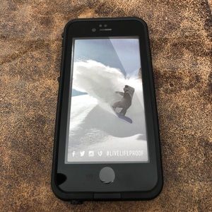 Black iPhone 6S Lifeproof case FRE