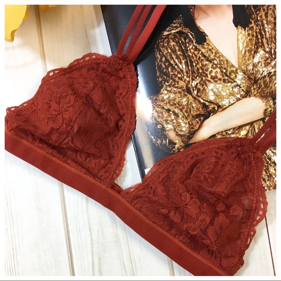 ✨LAST✨Rust lace bralette with adjustable straps - Picture 4 of 5