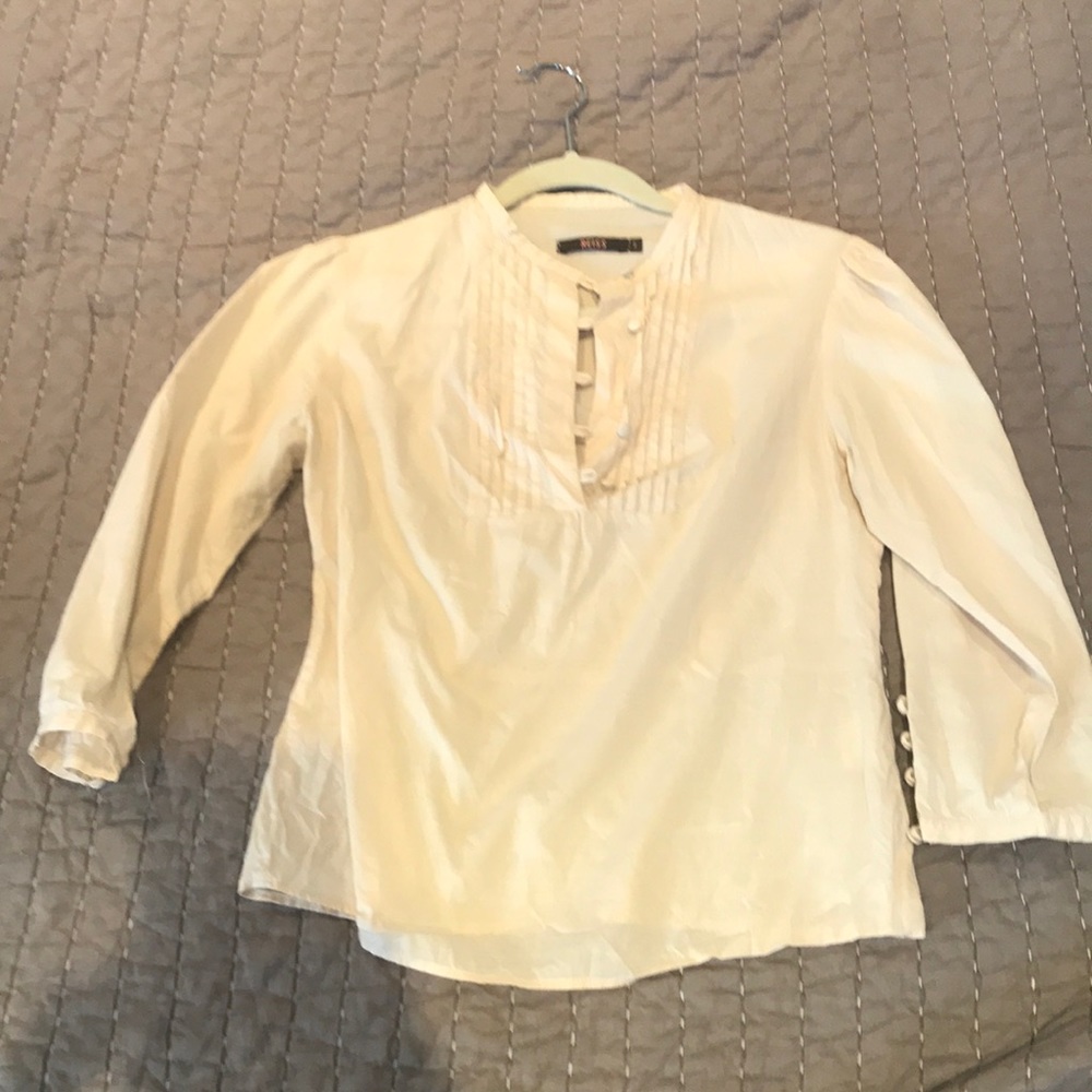 Reiss blush blouse with covered buttons London