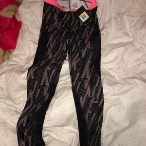 Nike pro leggings with mesh cut