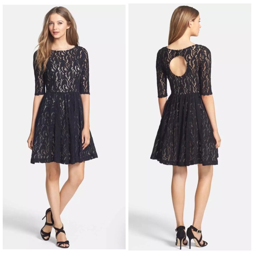 PLENTY BY TRACY REESE ESTELLA FIT AND FLARE DRESS