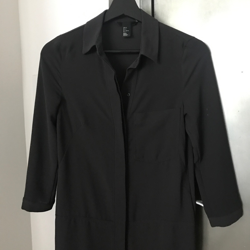 Grey H&M Shirt Dress