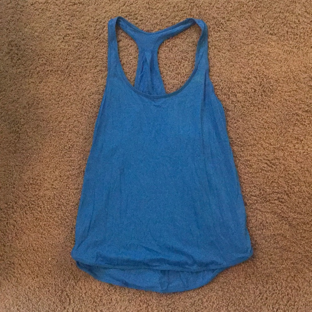 Lululemon blue racerback tank