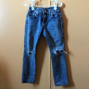 Distressed Gap Kids Denim Jeans Size 5T