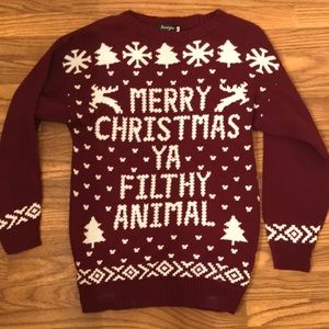 Merry Christmas Ya Filty Animal -Christmas sweater