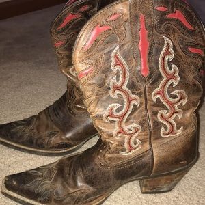 Ariat cowgirl boots snip toe