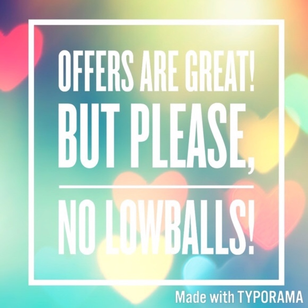 Please read before making an offer - No Low Balls