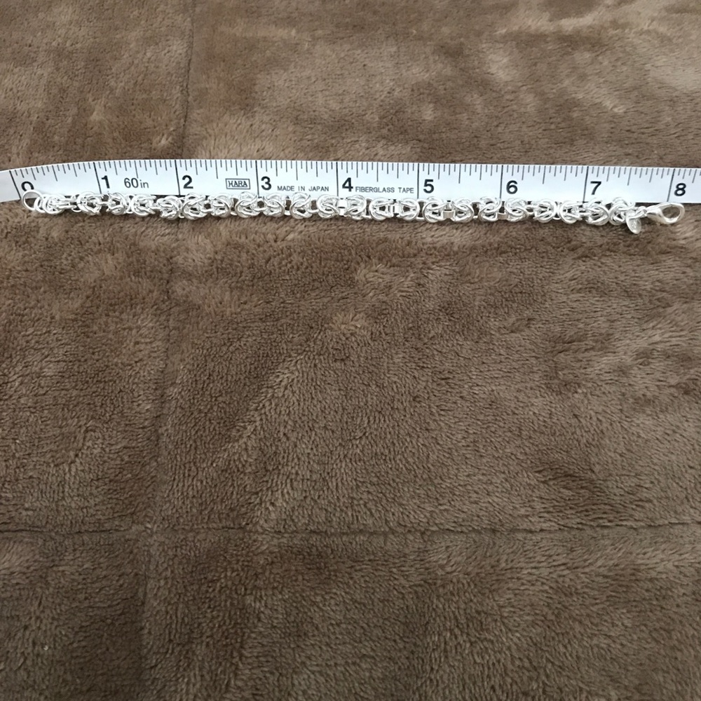 🔴✂️Silver Box Chain Bracelet 💕 - Picture 4 of 5