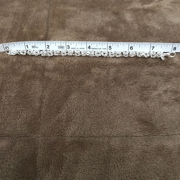 🔴✂️Silver Box Chain Bracelet 💕 - Picture 4 of 5