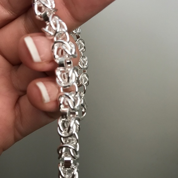 🔴✂️Silver Box Chain Bracelet 💕 - Picture 5 of 5