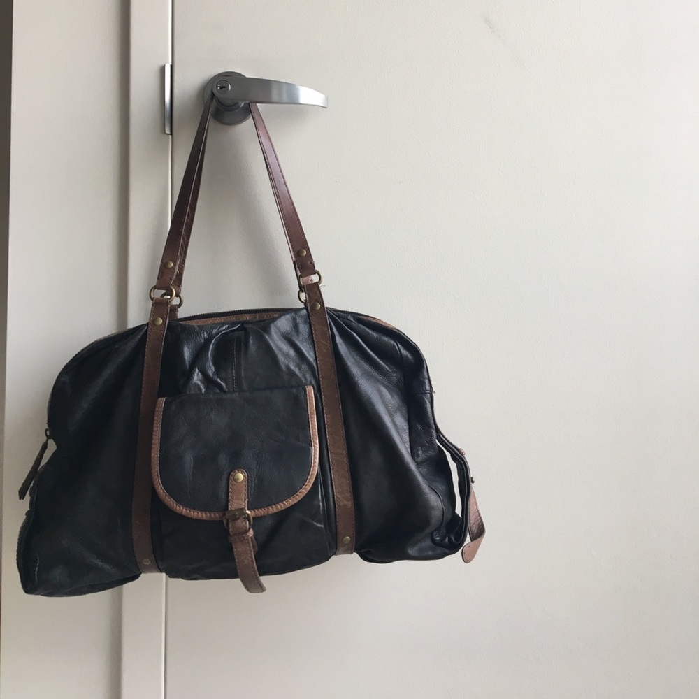 ✈️ French Connection Leather Overnight Bag ✈️