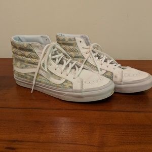 Vans Sk8 Hi Slim Frayed Skate Shoes