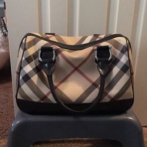 Beautiful Burberry bowling bag