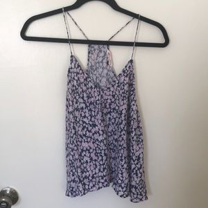 Rebecca Taylor blue, purple and white tank
