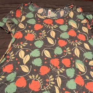 LulaRoe Perfect T Size Medium Floral Pattern