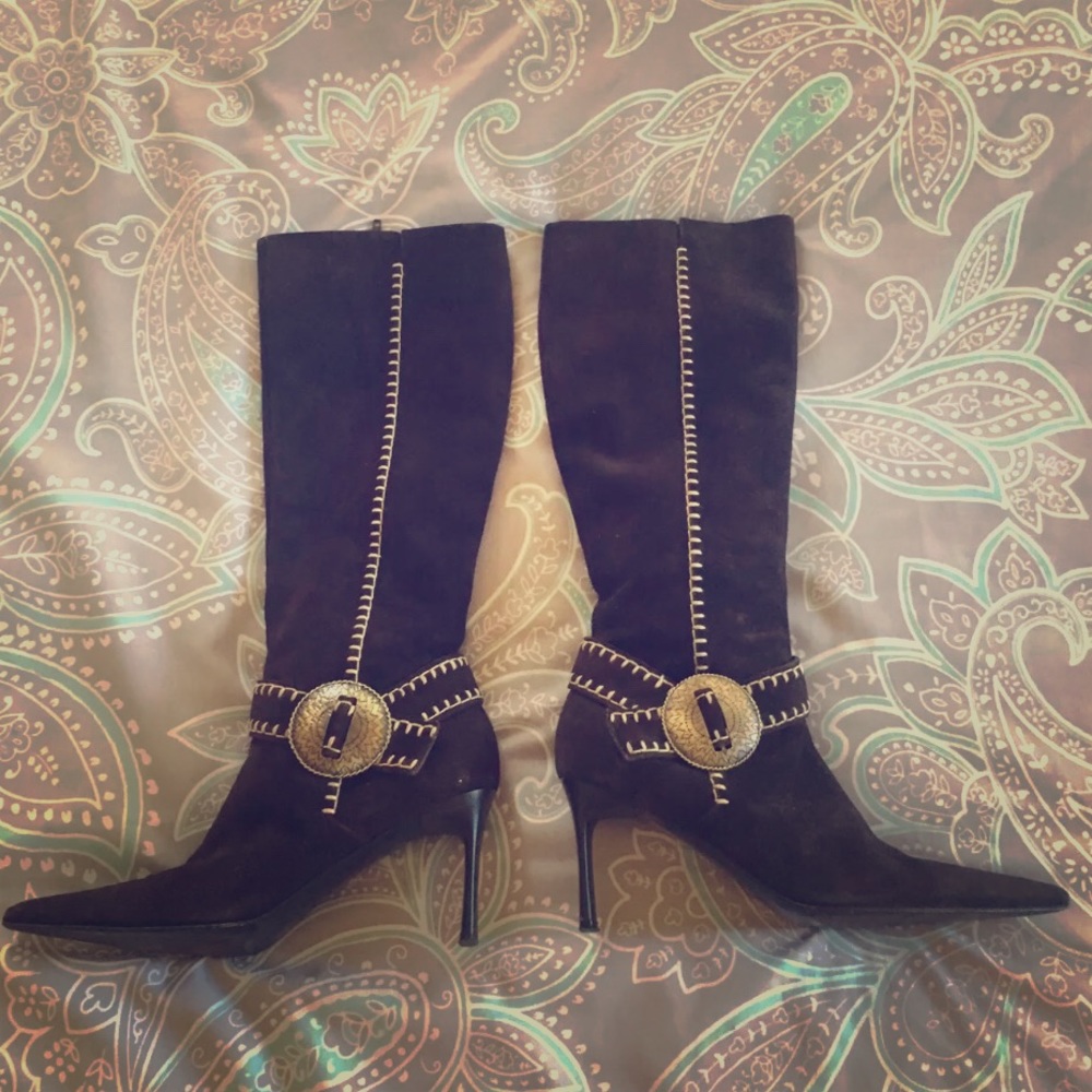CASADEI SUEDE BOOTS