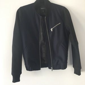 Aritzia wool bomber jacket