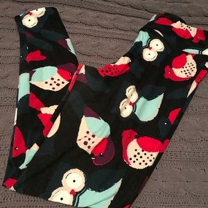 LulaRoe TC Leggings Bird print