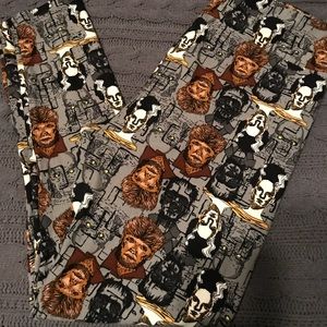 LulaRoe TC 2 Leggings Halloween Monsters