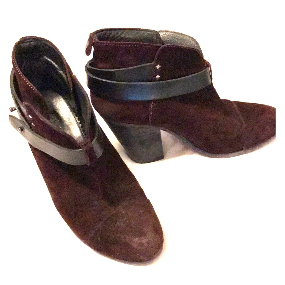 Rag & Bone Brown Suede Booties 6.5