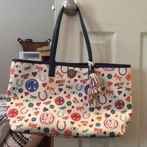 Tory Burch limited edition purse and makeup bag