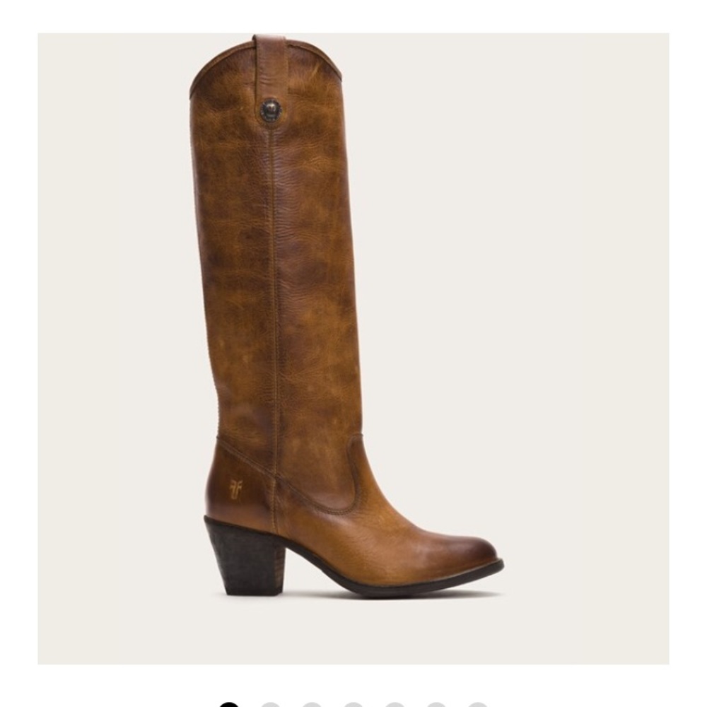 Frye Women’s Jackie Button cognac
