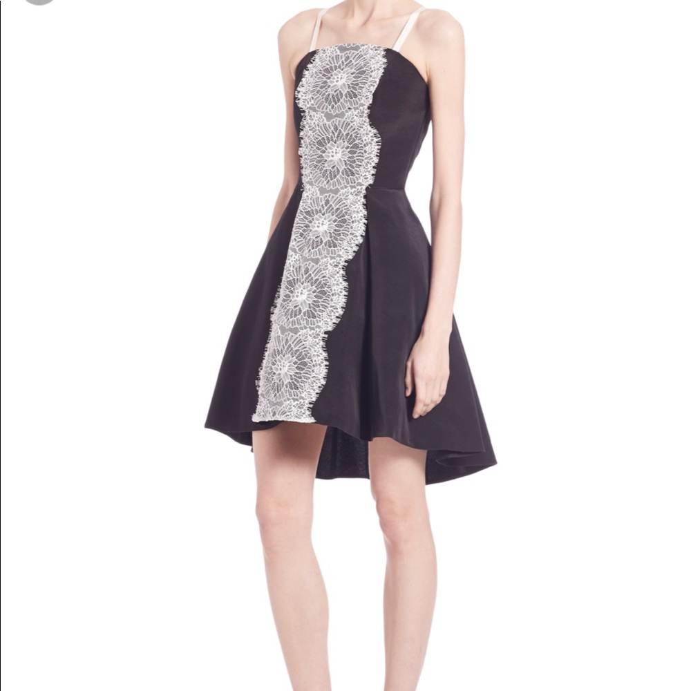Nha Khanh black and white lace party dress NWT