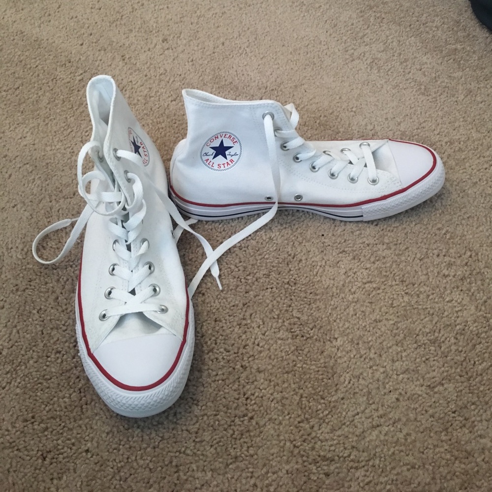 White High Top Converse