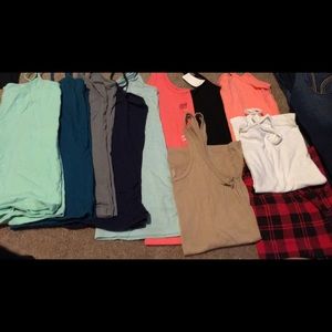 Tank tops, hoodies, sweater dress, dressy tanks