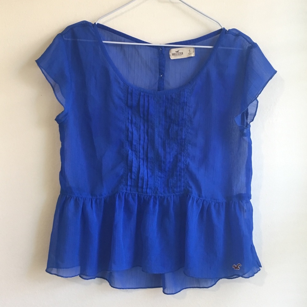 Hollister peplum blouse