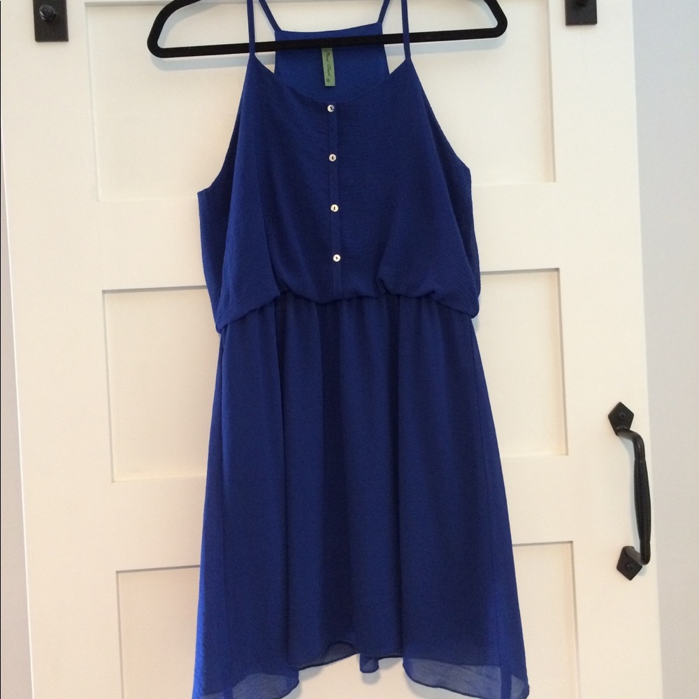 Royal blue boutique dress