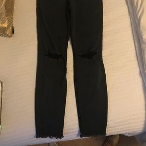 Joes ripped skinny jeans black