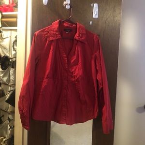 Long sleeve cotton blouse with a bit of stretch